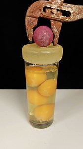 5M views · 60K reactions | Experiment 1000 degrees Glowing Metal Ball vs Soap and Eggs  #oddlysatisfying #asmr #fyp | RHCB Experiments | Facebook