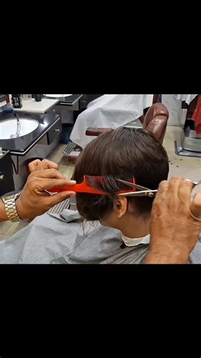 5.6K views · 36 reactions | ASMR Barber silky brown short hair transformation | Mangal Singh | Facebook