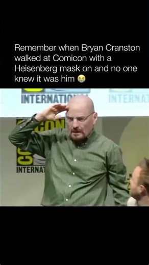 Bryan Cranston's Genius Comic-Con Prank! 🎭 #shorts