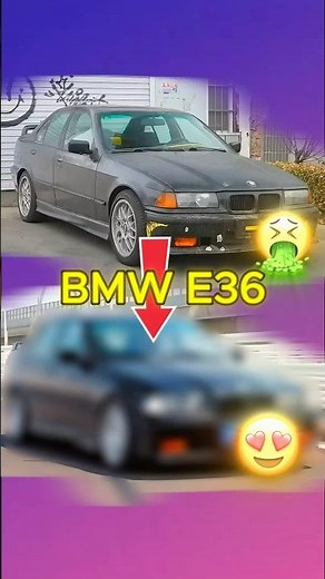 BMW E36 → Fully Rebuilt😵🤩#bmw #shorts