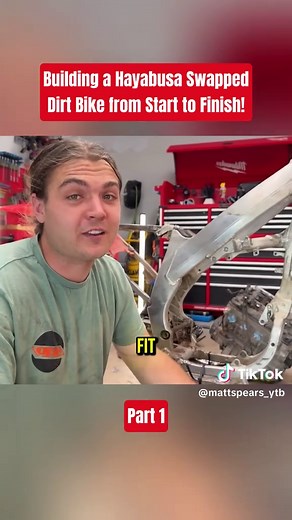 Building a Hayabusa Swapped Dirt Bike: Part 1