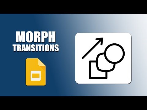 How to add morph transition on google slides