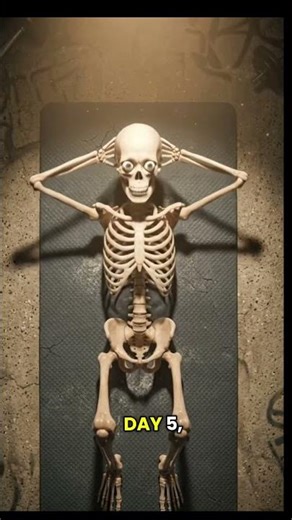 #gym #animation #skeleton 7-Days Workout Challenge💀💪🏻