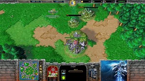 【龟岛迂回战】魔兽争霸大帝解说 Moon+Lyn vs LawLiet+FoCuS TR