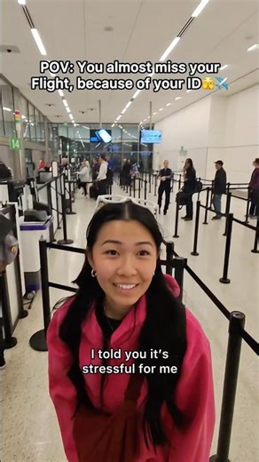 Going through security it’s not fun lol🫣🤣 #pov #security #flight #couple