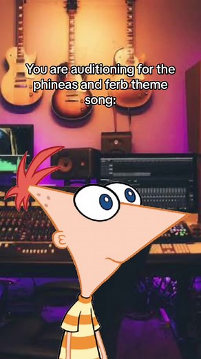 Phineas and Ferb Theme Song Audition | Summer Vacation Meme