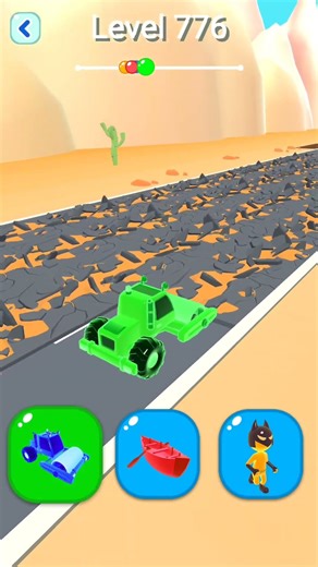 Shape-shifting Funny Race All Level Gameplay Walkthrough Master Level #776 BeamNG.drive #Shorts