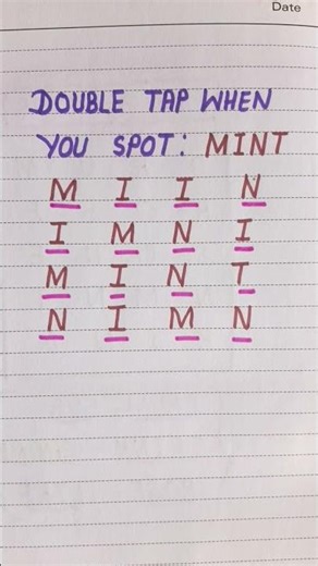 you have 5 seconds to spot mint #art #drawing #creative #writing #viral #trending