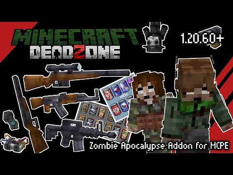 DeadZone V1.5 EARLY BETA Addon New Update! | Zombie 3D Guns for MCPE 1.20.60+ | Creator Crafter321