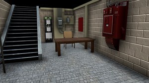 Ghostbusters Firehouse Basement - 3D model by paulelderdesign