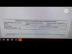Form G-1145 paano mag fill-out 04/30/2021 / simply pinay in USA 🇺🇸 🇵🇭