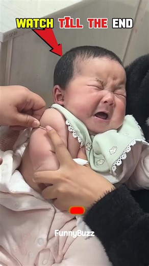 Baby's First Injection Reaction 😢💉