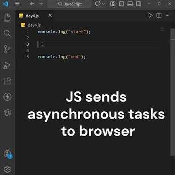 How JavaScript Handles Async Code? (Easy Explanation) #async #javascript #webdevelopment #shorts