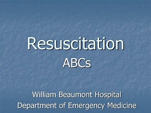 Resuscitation - SlideServe