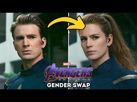 Avengers: Endgame Swapped Genders - VOICED AI Animation
