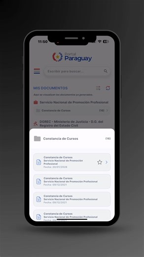 🙌🏽💪🏽Tus certificados del SNPP ahora se descargan desde Portal Paraguay De forma fácil, práctica y segura, cumpliendo con la Ley 7593 de Protección de Datos Personales. 👉 Descargá la app 👉 Iniciá sesión con tu cédula 👉 Ingresá a Documentos – SNPP – Constancia de cursos 👉 Descargá tu certificado También disponible desde la web: www.paraguay.gov.py #GobiernodelParaguay #GobiernoDelParaguay | SNPP Paraguay - oficial