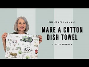 How to Make a Cotton Dish Towel