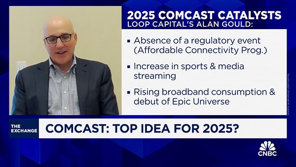 Loop Capital names Comcast as the top media pick for 2025