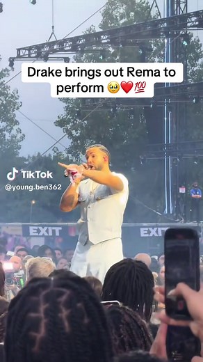 Rema Joins Drake on Stage: An Unforgettable Performance