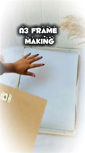 A3 frame making❤️#a3frame #framebyframe #frame #photoframe #photoframecraft #photoframedesign #love