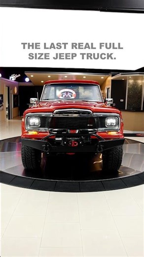 Built to grip, not slip 🔥💨 The ’79 Jeep J20 doesn’t ask for traction, it just finds it.