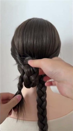 Easy Cute Bun Hairstyle with Bow 🎀 | Trending Hair Tutorial 2026#Hairstyle #LowBun #RibbonBun