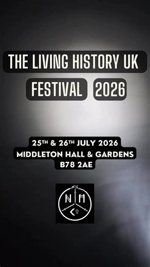 Witness over 500 years of history come to life! 🇬🇧 📆 25th & 26th July 2026 Sponsored by Nidhoggr Mead 🥃 📍 Middleton Hall & Gardens @Pete's Living History @Middleton Hall & Gardens @NidhoggrMeadCo