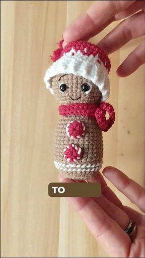 Crochet your own gingerbread!