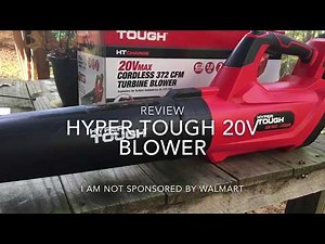 Review: Hyper Tough 20v cordless blower and demo
