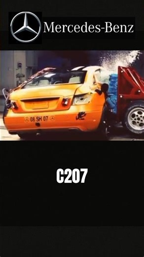 Mercedes-Benz W207 Crash test #mercedes #mercedesbenz #c207 #mercedesc207 #eclasscoupe #seguridad