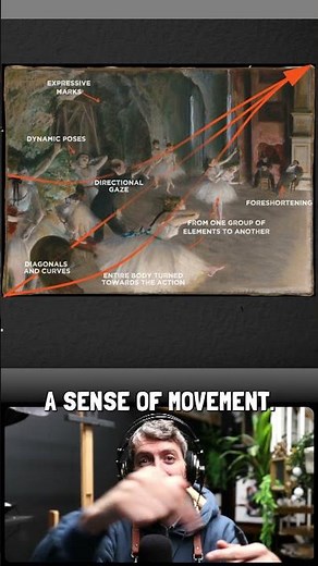 How to Create a Sense of Movement in a Painting #art #arttips #composition