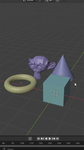 Blender Random Object Colors #blender3d #blendertutorial #shorts