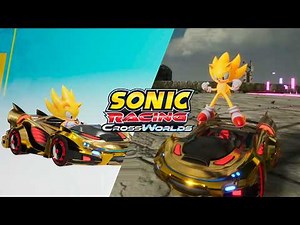 Super Sonic / Super Shinning Gameplay | SS Speed | Sonic Racing CrossWorlds | Secret GP | 4k 60 Fps