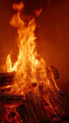 This burning fireplace hits different 🔥 #satisfying #relaxing #asmr