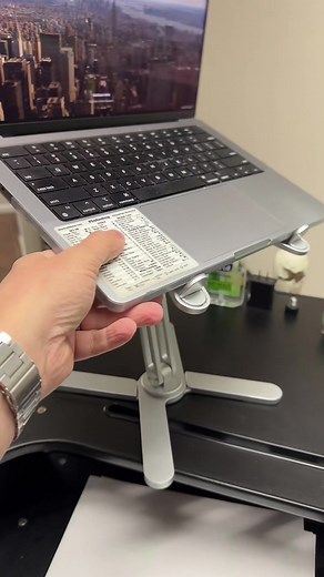 Heavy Duty Adjustable Metal Laptop Stand - 360 Degree Holder