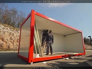 FLAT PACK office container EUROmodul