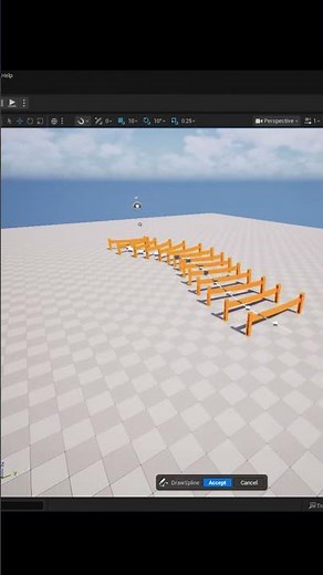 Unreal Engine 5.7 PCG #shorts #tutorial #pcg