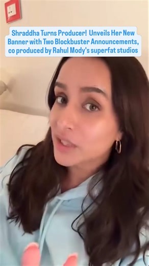 Vidhi Kapoor on Instagram: "Shraddha is officially venturing into production, launching her own production house! She confirmed the start of this "incredible new journey" with not one, but two exciting films! Both films will be co-produced by Superfat Studios, the banner associated with her rumored beau, writer Rahul Mody. The First Two Films: A Story of Valor: A powerful feature film based on the life of Shaheed Police Inspector Vijay Salaskar, the hero of the 26/11 Mumbai attacks. This film is