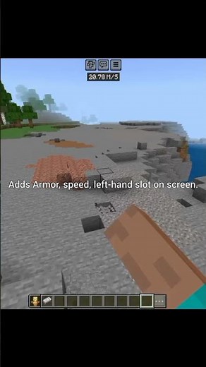 Utility hud mod for mcpe 1.21+ #minecraft #shorts