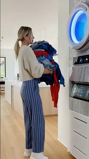 Samsung's Instant Laundry Machine Concept Shocked Her! (Future Home Tech)