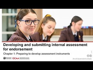 Developing assessment instruments for endorsement: Chapter 1