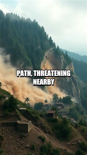 The Quiet Birth of a Mountain Slide