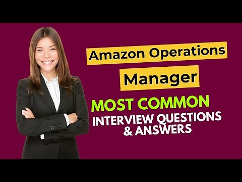Amazon Operations Manager Interview Questions and Answers for 2025