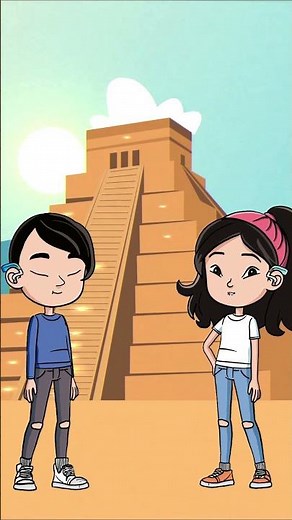 What’s Inside the Great Pyramid of Giza? 🏜️ | Abram & Aarya #shorts #kids