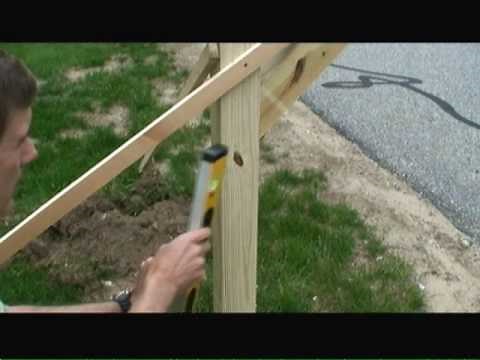 Installing Mailbox Post and Mailbox