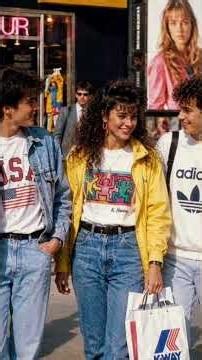 80s Teen Fashion 💙💜💚