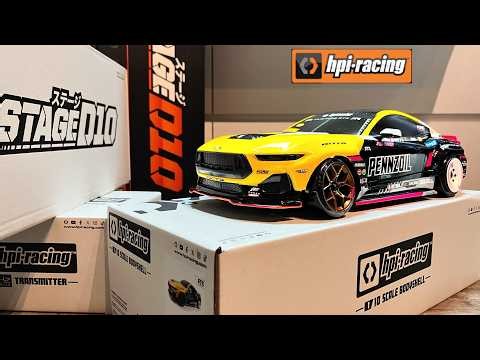 HPI Stage D10 - RWD RC Drift Car , my first RTR ( Ready To Run ) Version - Unboxing and Testing