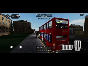 Full journey on 97 bus route, stagecoach, Scania omnicity in L&E bus simulator in #roblox