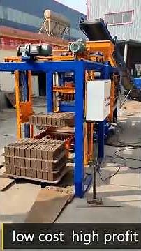 QT4-25 Fully Automatic Hollow Brick Machine, Main Unit Testing