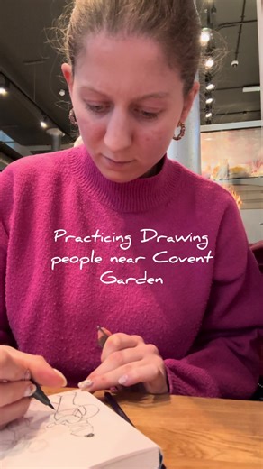 PRACTICING DRAWING PEOPLE NEAR COVENT GARDEN!! I have started the artist way: this could count as an artist date, for this week. I have never done this before, it was my first attempt. I found it really calming to do this. They always say start acting like who you want to become. So I want to draw and create more to be a creative. Long term goal: to be a full time creative!!! #dreamtobeacreativefulltime #illustrator #graphicdesigner #sketches